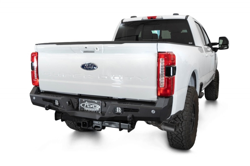 Ford Super Duty F250 Rear Bumper - Addictive Desert Designs - Bomber - Hammer Black - `23-`27